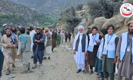 مساعدت بنیاد خیریه حبیب‌یار به آسیب‌ دیده‌گان زلزله ولایت کنر